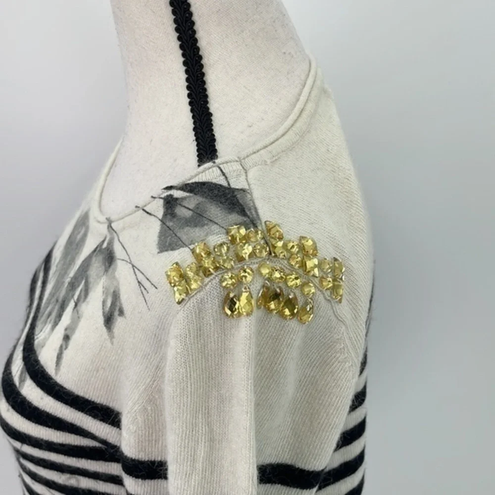 UEC Guess Maryland Monroe black striped sweater XS